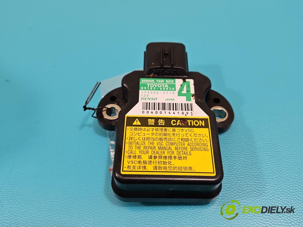 Toyota Land Cruiser J200 2007- 4.5 V8 D4D 286 hp automatic 210 kW 4461 cm3 5- snímač ESP 89183-60030