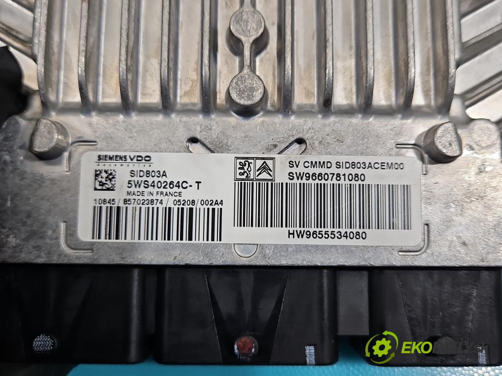 Peugeot 407 2.0 hdi 136 HP manual 100 kW 1997 cm3 5- riadiaca jednotka motora 9660781080