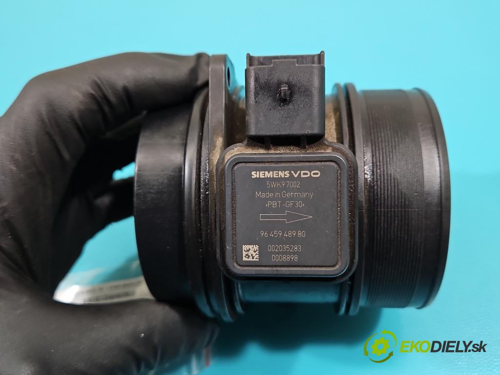 Peugeot 407 2.0 hdi 136 HP manual 100 kW 1997 cm3 5- průtokoměr: 5WK97002 (Váhy vzduchu)