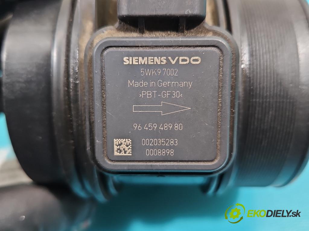 Peugeot 407 2.0 hdi 136 HP manual 100 kW 1997 cm3 5- průtokoměr: 5WK97002 (Váhy vzduchu)