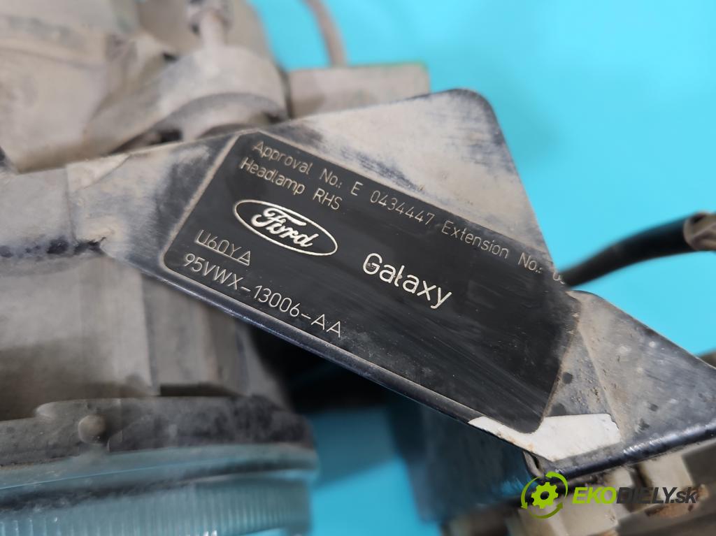 Ford Galaxy Mk1 1995-2006 1.9 tdi 110 HP manual 81 kW 1896 cm3 5- Reflektor: pravý 95VWX-13006-AA (Pravé)