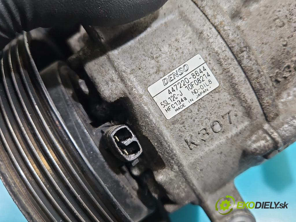 Fiat Stilo 1.9 jtd 140 HP manual 103 kW 1910 cm3 3- Kompresor: klimatizácie 447220-8644 (Kompresory klimatizácie)