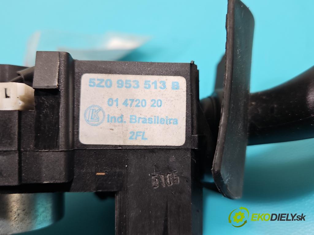Vw Fox 1.2 6v 54 HP manual 40 kW 1198 cm3 3- prepínač komplex: 5Z0953503C (Prepínacie páčky pod volantom)