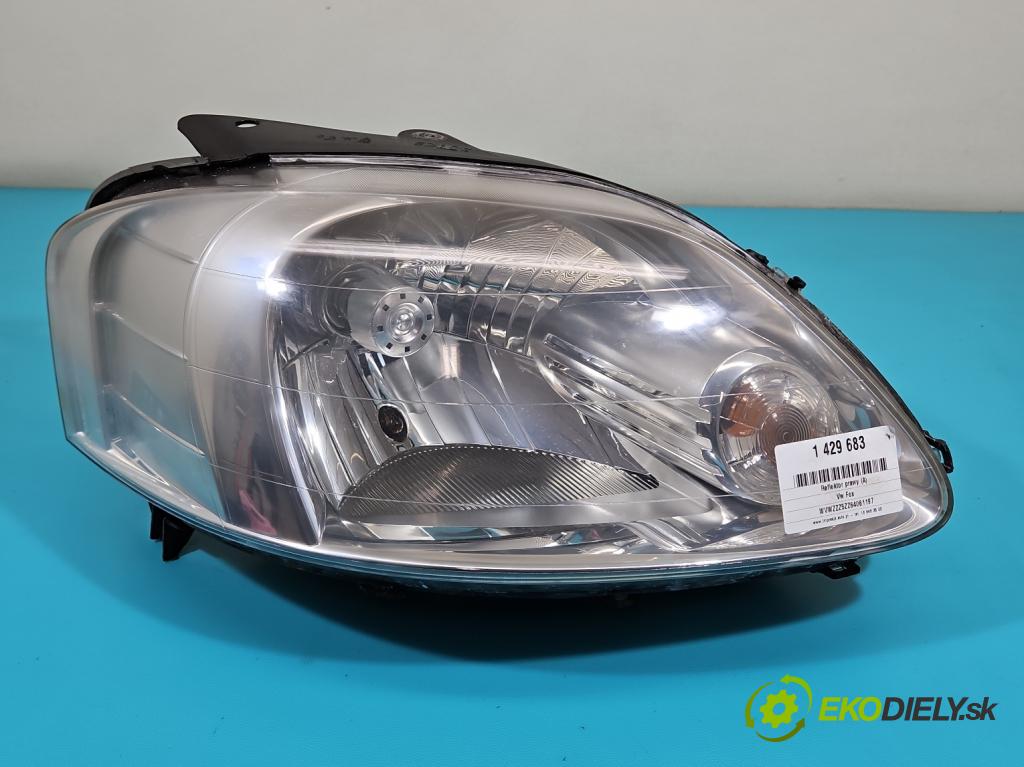 Vw Fox 1.2 6v 54 HP manual 40 kW 1198 cm3 3- Reflektor: pravý  (Pravé)