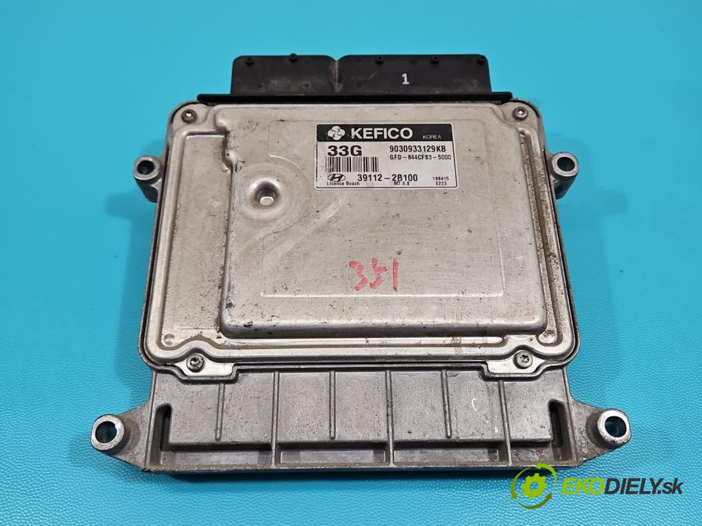Hyundai I30 I 2007-2012 1.4 16V 109 HP manual 80,2 kW 1396 cm3 5- riadiaca jednotka motora 39112-2B100