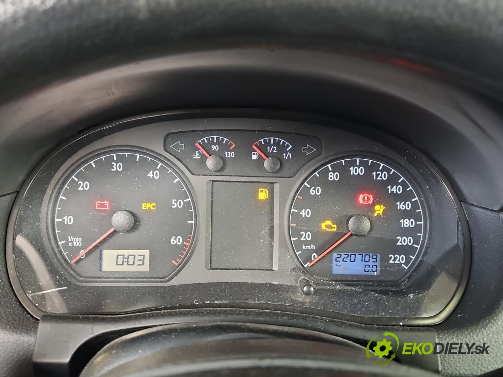 Vw Polo IV 9N 2001-2009 1.2 6V (AWY) 54 HP manual 40 kW 1198 cm3 3- prístrojovka/ budíky 6Q0920800P (Prístrojové dosky, displeje)