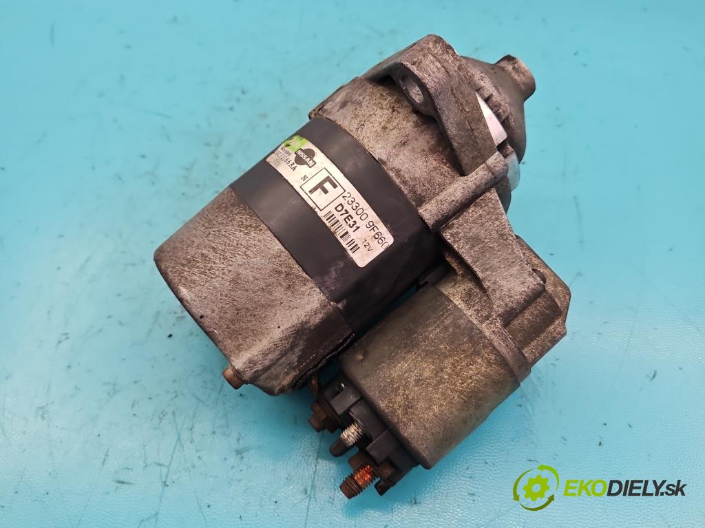 Nissan Almera N16 2000-2006 1.5 16V 90 HP manual 66 kW 1498 cm3 3- štartér 233009F660 (Štartéry)