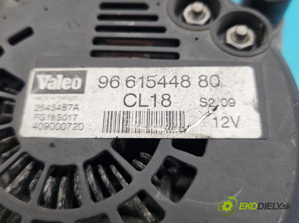 Citroen C5 II 2008-2017 2.0 HDi 136 HP automatic 100 kW 1997 cm3 5- Alternator 9661544880 (Alternátory)