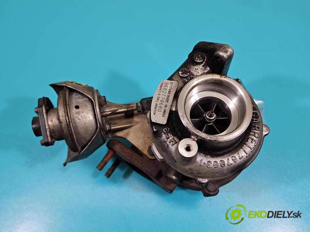 Citroen C5 II 2008-2017 2.0 HDi 136hp automatic 100 kW 1997 cm3 5- Turbodmychadlo 756047-5 (Turbodúchadla (kompletní))