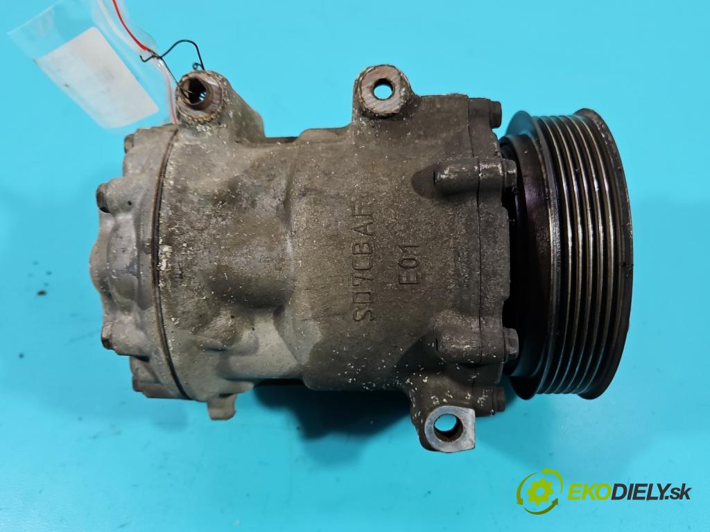 Citroen C5 II 2008-2017 2.0 HDi 136 HP automatic 100 kW 1997 cm3 5- Kompresor: klimatizácie 9660555380 (Kompresory klimatizácie)