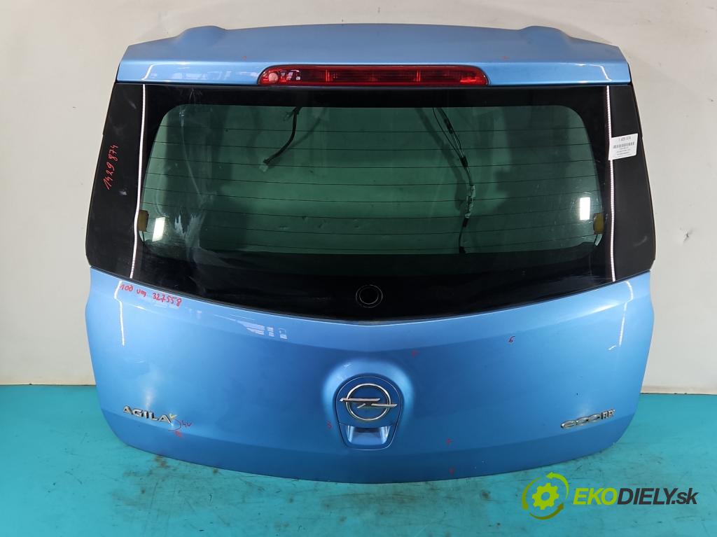 Opel Agila B 2008-2014 1.0 65 hp manual 48 kW 996 cm3 5- zadní kufrové dveře  (Zadní kapoty)