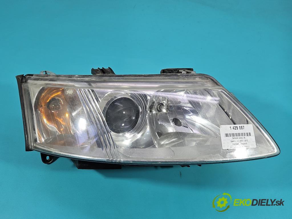 Saab 9-3 II 2002-2012 1.9 TiD 120 HP manual 88 kW 1910 cm3 4- Reflektor: pravý  (Pravé)