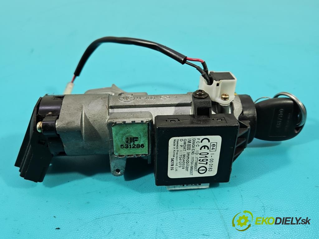 Chevrolet Aveo T200 2003-2008 1,2.0 8V 72 HP manual 53 kW 1150 cm3 5- Spínačka 96540559 (Spínacie skrinky a kľúče)