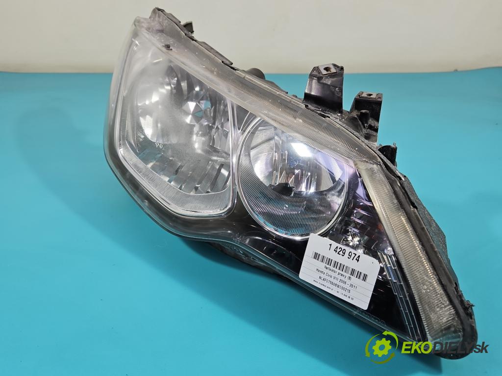 Honda Civic VIII 2006-2011 1.8 16V 140 HP manual 103 kW 1799 cm3 4- Reflektor: pravý  (Pravé)