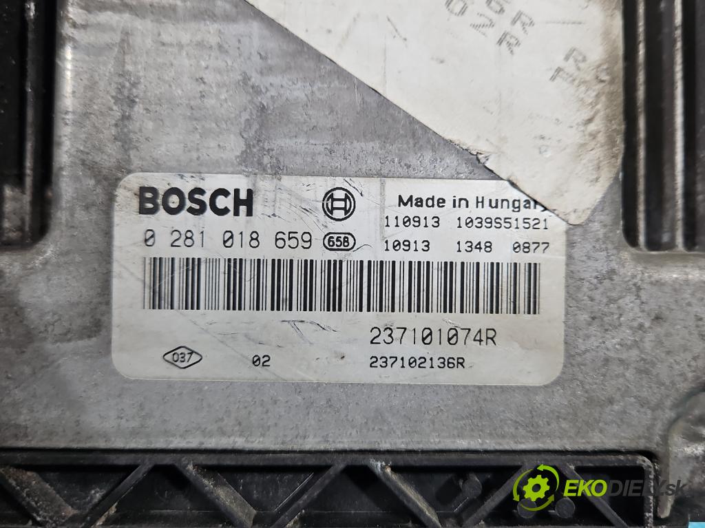 Renault Scenic III 2009-2016 1.6 dci 131 HP manual 96 kW 1598 cm3 5- riadiaca jednotka motora 237101074R