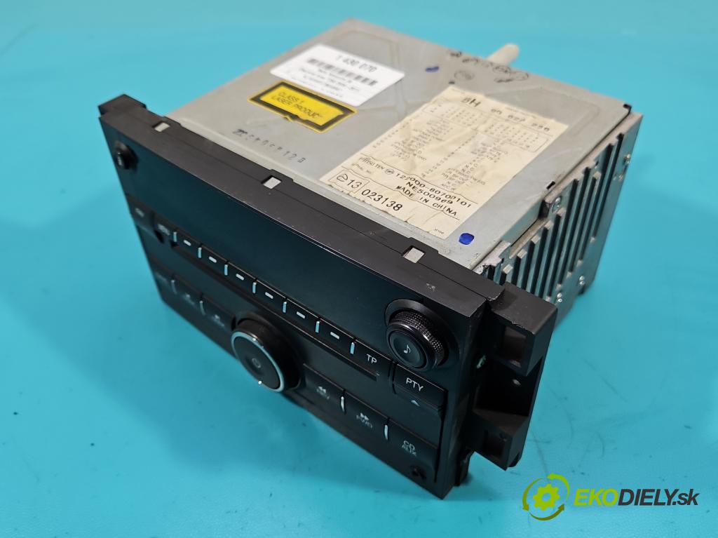 Chevrolet Aveo T250 2006-2011 1,2.0 8V 72 HP manual 53 kW 1150 cm3 4- Radio originál 96628256