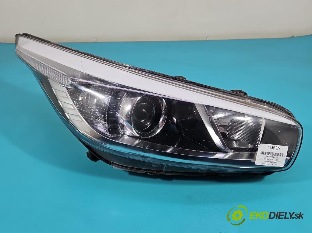 Kia Ceed II 2012-2018 1.6 GDI 135 HP manual 99 kW 1591 cm3 5- Reflektor: pravý 92102-A2010 (Pravé)
