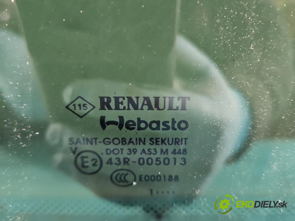 Renault Scenic III 2009-2016 1.6 dci 131 HP manual 96 kW 1598 cm3 5- Střešní okno:  (Sklo karosérie)