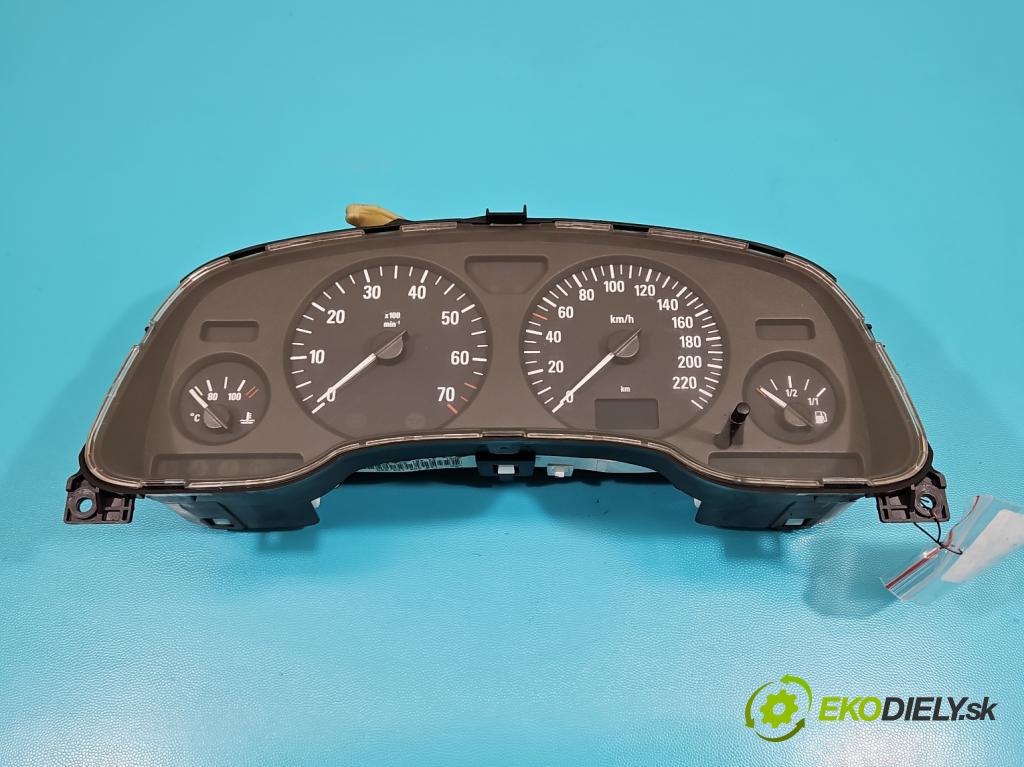 Opel Astra II 1998-2009 1.6 8V 84KM manual 62 kW 1598 cm3 5- prístrojovka/ budíky 24451504ZL (Prístrojové dosky, displeje)