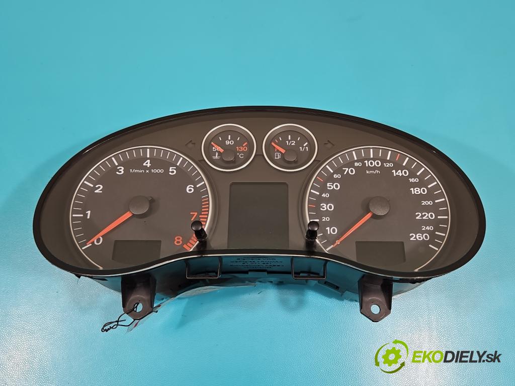 Audi A3 8P 2003-2012 2.0 FSI 150 HP manual 110 kW 1984 cm3 3- prístrojovka/ budíky 8P0920930N (Prístrojové dosky, displeje)