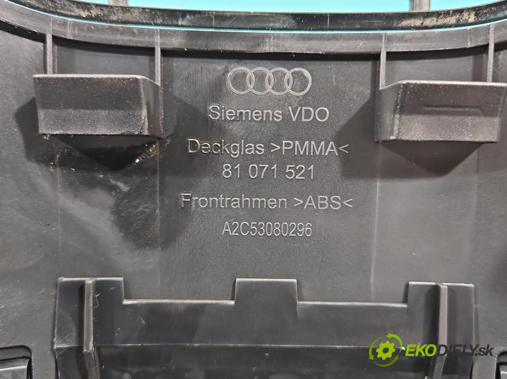 Audi A3 8P 2003-2012 2.0 FSI 150 HP manual 110 kW 1984 cm3 3- prístrojovka/ budíky 8P0920930N (Prístrojové dosky, displeje)
