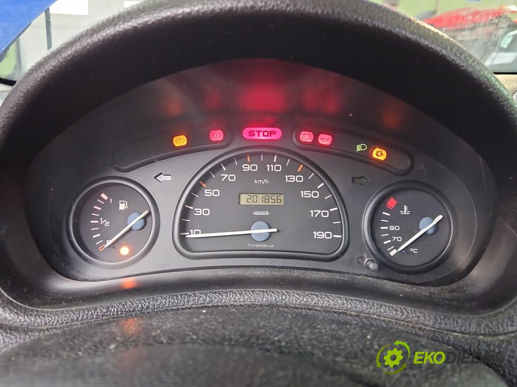 Peugeot 206 1.1 8V 60 HP manual 44 kW 1124 cm3 5- prístrojovka/ budíky 9634960980 (Prístrojové dosky, displeje)