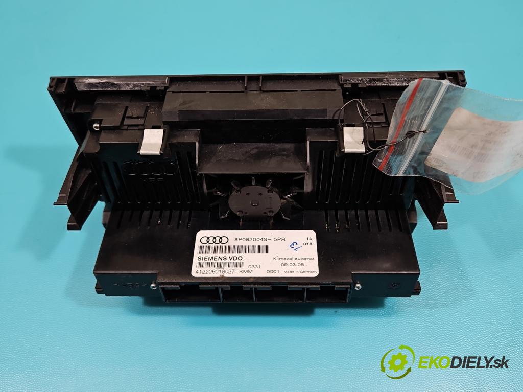 Audi A3 8P 2003-2012 2.0 FSI 150 HP manual 110 kW 1984 cm3 3- panel kúrenia 8P0820043H