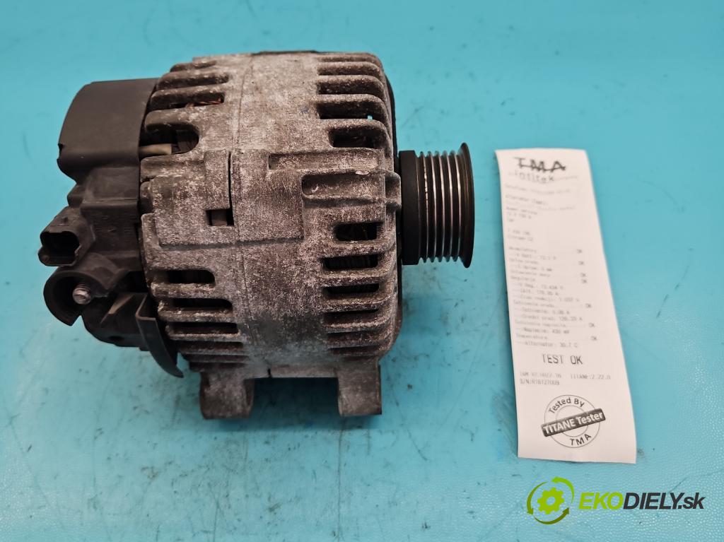Citroen C2 1.4 hdi 73 HP manual 54 kW 1360 cm3 3- Alternator 9646476280 (Alternátory)