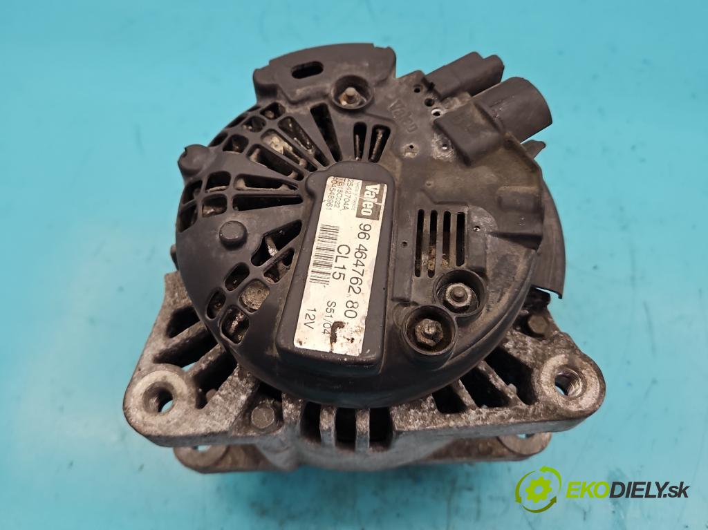 Citroen C2 1.4 hdi 73 HP manual 54 kW 1360 cm3 3- Alternator 9646476280 (Alternátory)