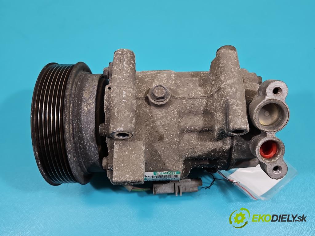 Renault Clio III 2005-2012 1,2.0 TCE: 101 HP manual 74 kW 1149 cm3 5- Kompresor: klimatizácie 8200819568-A (Kompresory klimatizácie)