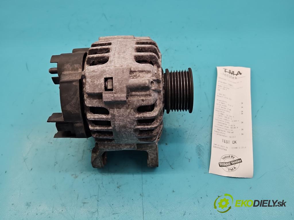 Renault Clio III 2005-2012 1,2.0 TCE: 101 HP manual 74 kW 1149 cm3 5- Alternator 8200654541 (Alternátory)