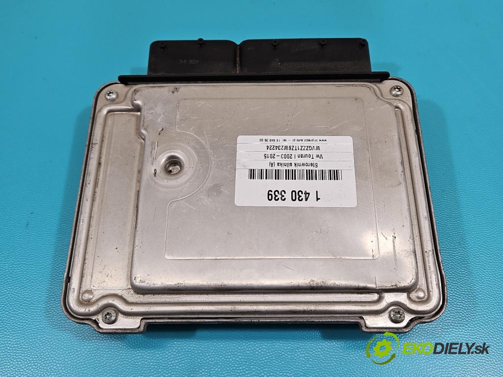 Vw Touran I 2003-2015 2.0 tdi 136 HP manual 100 kW 1968 cm3 5- riadiaca jednotka motora 03G906021KE