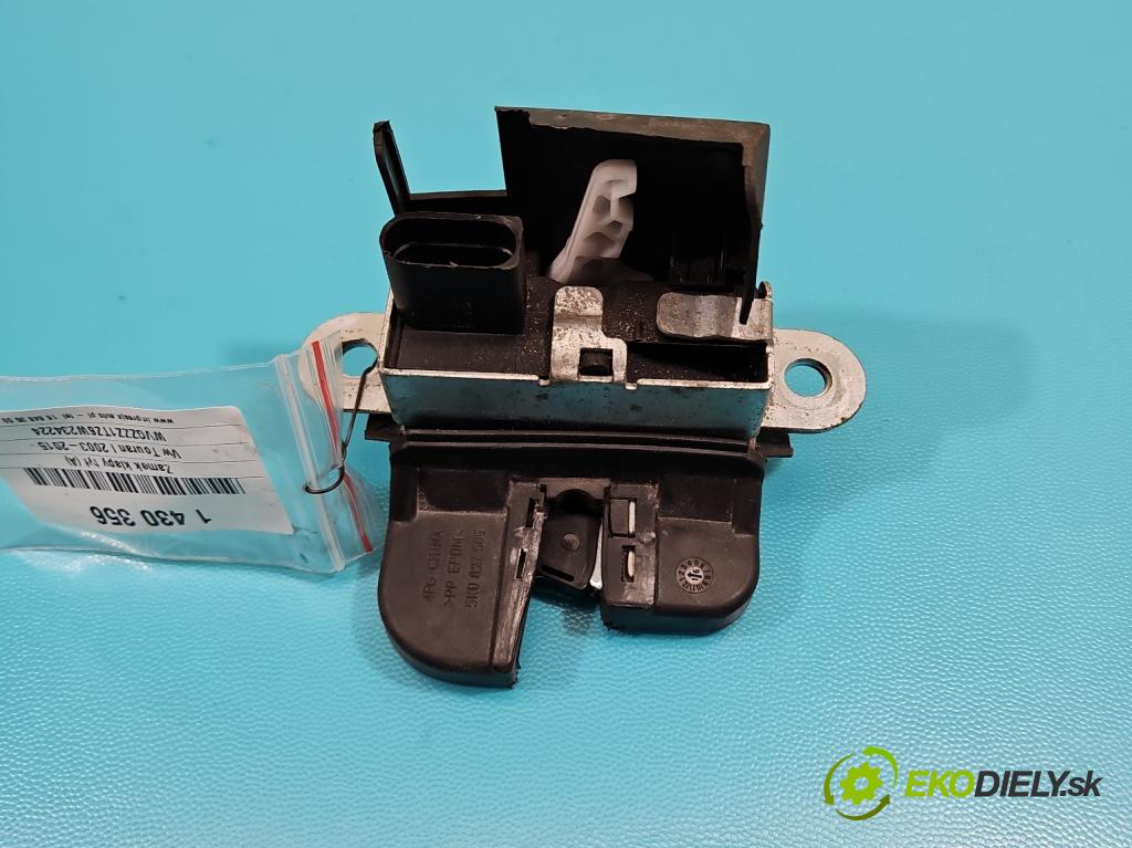 Vw Touran I 2003-2015 2.0 tdi 136hp manual 100 kW 1968 cm3 5- zámek kufrových dveří zadní 5KD827505