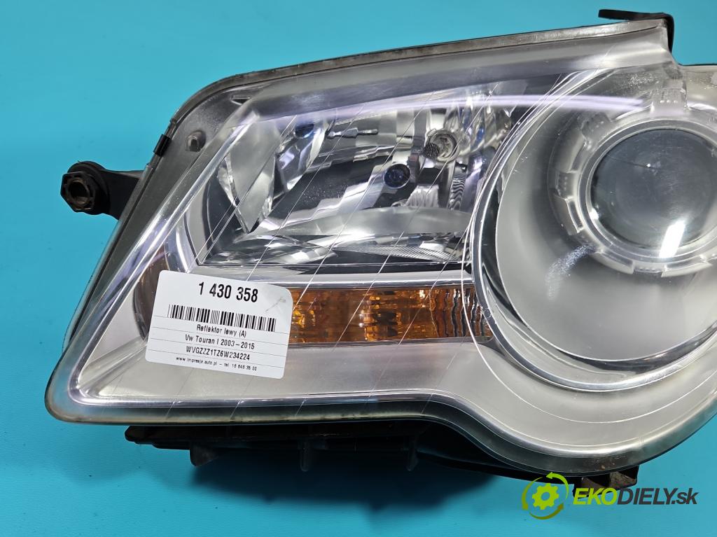 Vw Touran I 2003-2015 2.0 tdi 136 HP manual 100 kW 1968 cm3 5- Reflektor: ľavý 1T0941005B (Kľučka dverí ostatné)