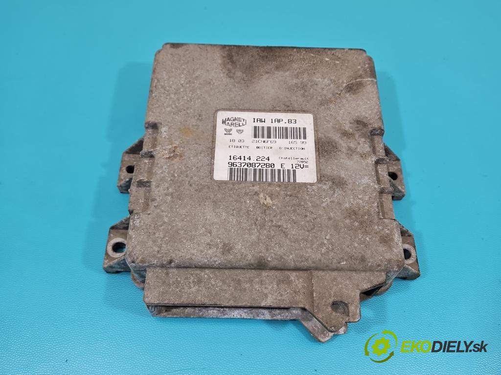 Peugeot 206 1.1 8V 60 HP manual 44 kW 1124 cm3 5- riadiaca jednotka motora 9637087280