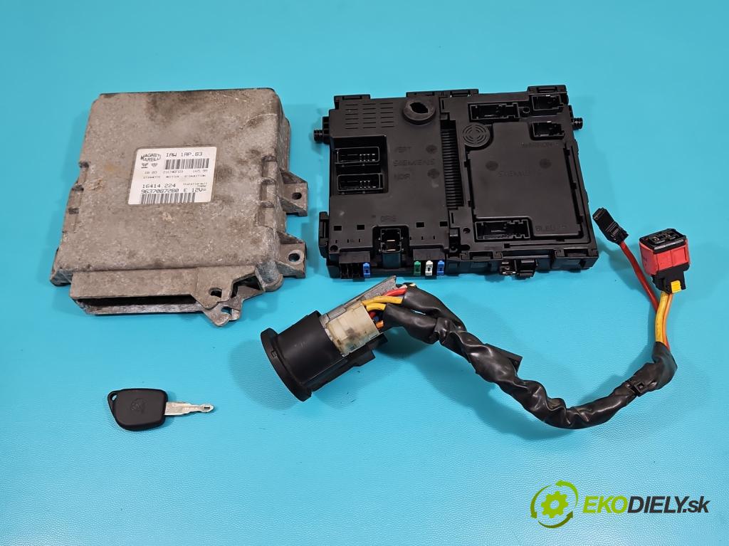 Peugeot 206 1.1 8V 60 HP manual 44 kW 1124 cm3 5- riadiaca jednotka motora 9637087280