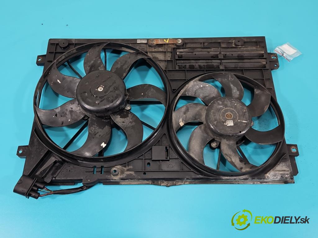 Vw Touran I 2003-2015 2.0 tdi 136 HP manual 100 kW 1968 cm3 5- Ventilátor chladiča 1K0121205AD