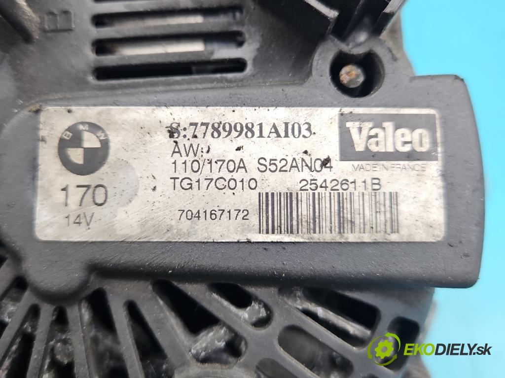 Bmw 5 E60 2003-2010 3.0d 218 HP automatic 160 kW 2993 cm3 5- Alternator 2542611B (Alternátory)