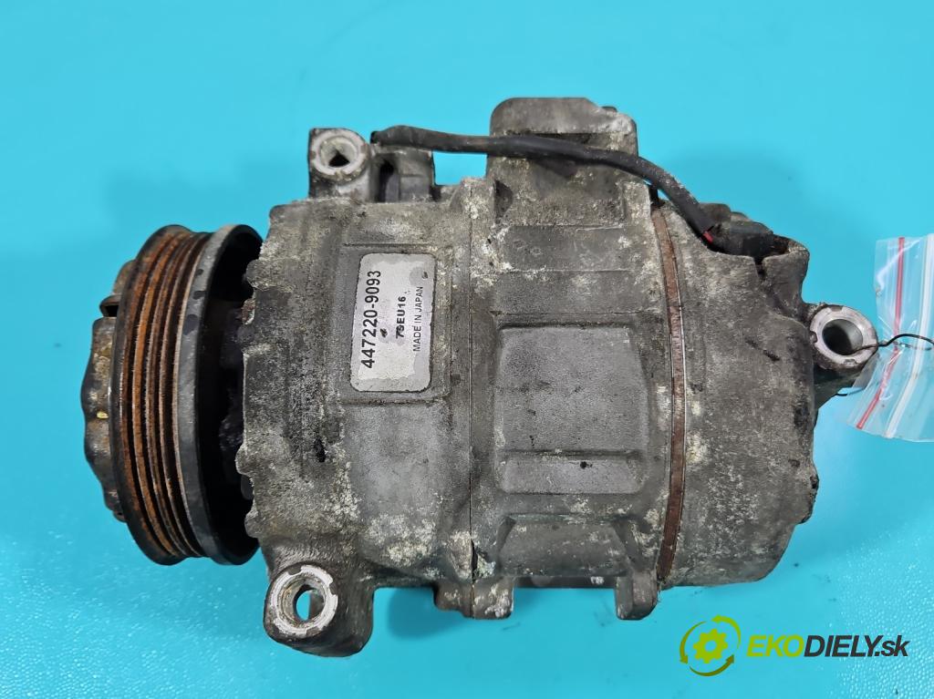 Bmw 5 E60 2003-2010 3.0d 218 HP automatic 160 kW 2993 cm3 5- Kompresor: klimatizácie 447220-9093 (Kompresory klimatizácie)