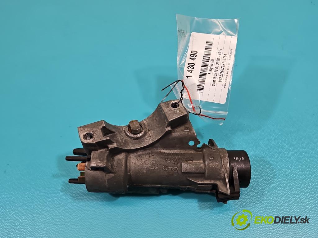 Seat Ibiza IV 6J 2008-2017 1.6 16V 105 HP automatic 77 kW 1598 cm3 5- Spínačka 4B0905851C (Spínacie skrinky a kľúče)