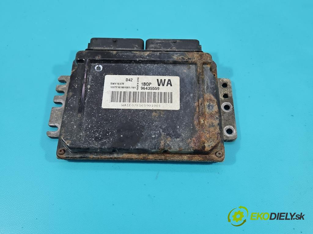Chevrolet Aveo T250 2006-2011 1,2.0 8V 72 HP manual 53 kW 1150 cm3 4- riadiaca jednotka motora 96435559