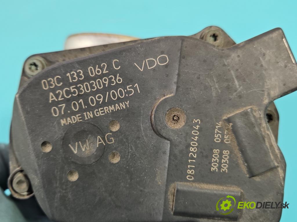 Seat Ibiza IV 6J 2008-2017 1.6 16V 105 HP automatic 77 kW 1598 cm3 5- klapka 03C133062C (Škrtiace klapky)