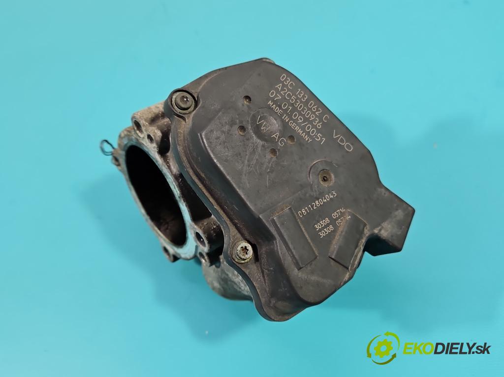 Seat Ibiza IV 6J 2008-2017 1.6 16V 105 HP automatic 77 kW 1598 cm3 5- klapka 03C133062C (Škrtiace klapky)