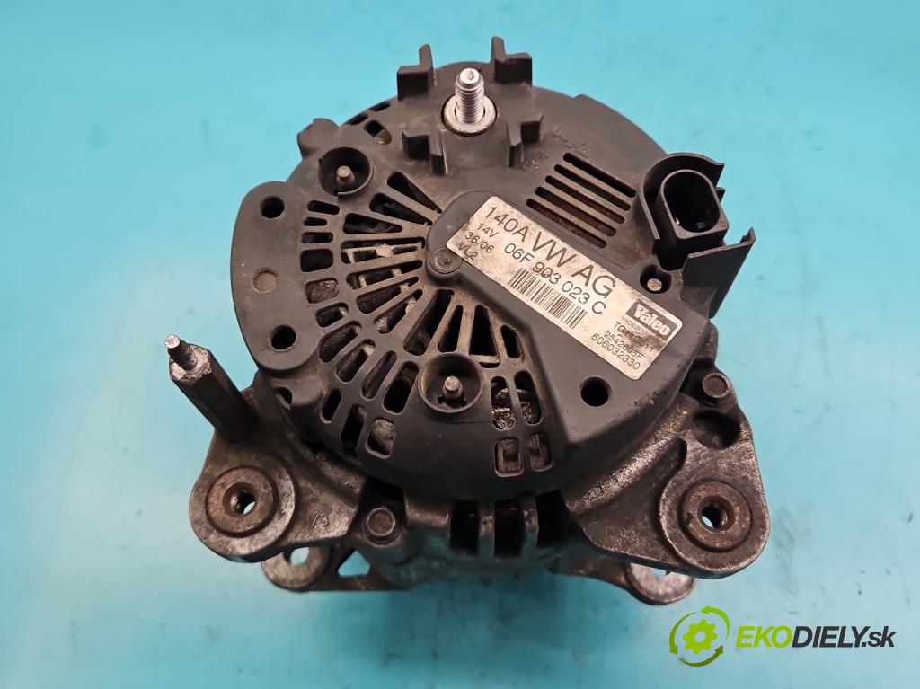Vw Touran I 2003-2015 2.0 tdi 136 HP manual 100 kW 1968 cm3 5- Alternator 06F903023C (Alternátory)