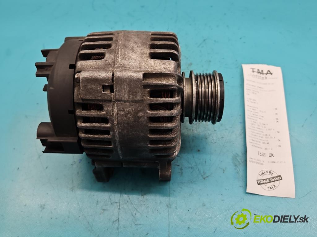 Vw Touran I 2003-2015 2.0 tdi 136 HP manual 100 kW 1968 cm3 5- Alternator 06F903023C (Alternátory)