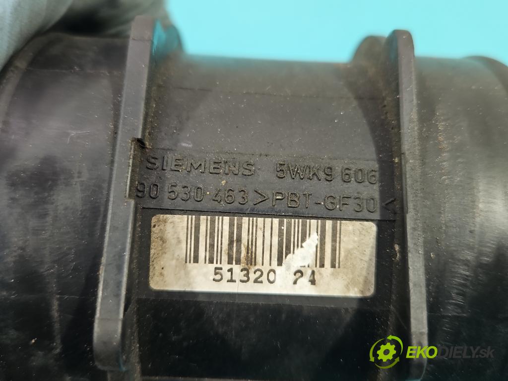 Opel Astra II 1998-2009 2.0 16V 136 HP manual 100 kW 1998 cm3 5- průtokoměr: 90530463 (Váhy vzduchu)