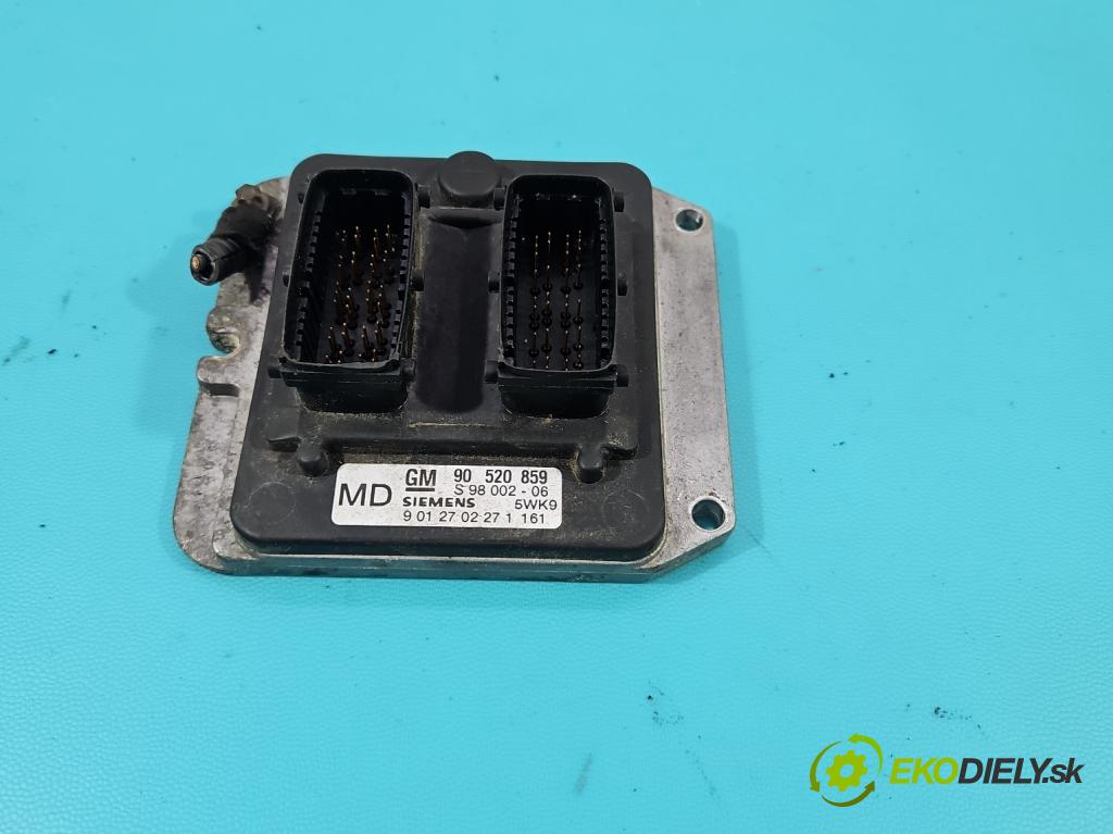 Opel Astra II 1998-2009 2.0 16V 136 HP manual 100 kW 1998 cm3 5- riadiaca jednotka motora 90520859