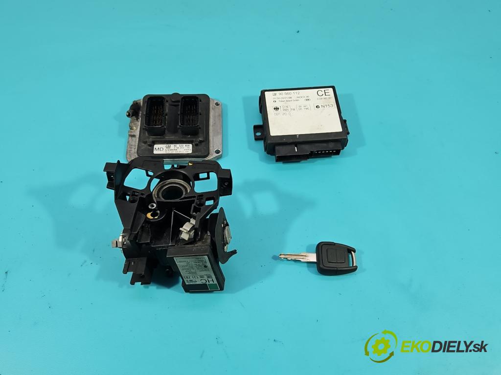 Opel Astra II 1998-2009 2.0 16V 136 HP manual 100 kW 1998 cm3 5- riadiaca jednotka motora 90520859