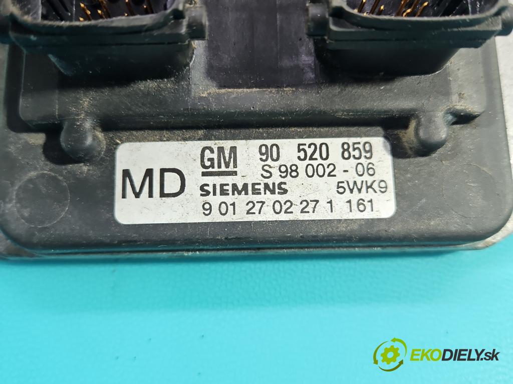 Opel Astra II 1998-2009 2.0 16V 136 HP manual 100 kW 1998 cm3 5- riadiaca jednotka motora 90520859