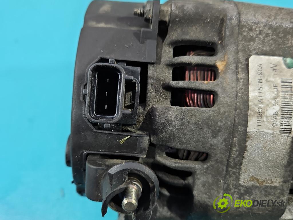 Ford Focus Mk1 1998-2004 1.8 tddi 90 HP manual 66 kW 1753 cm3 5- Alternator  (Alternátory)